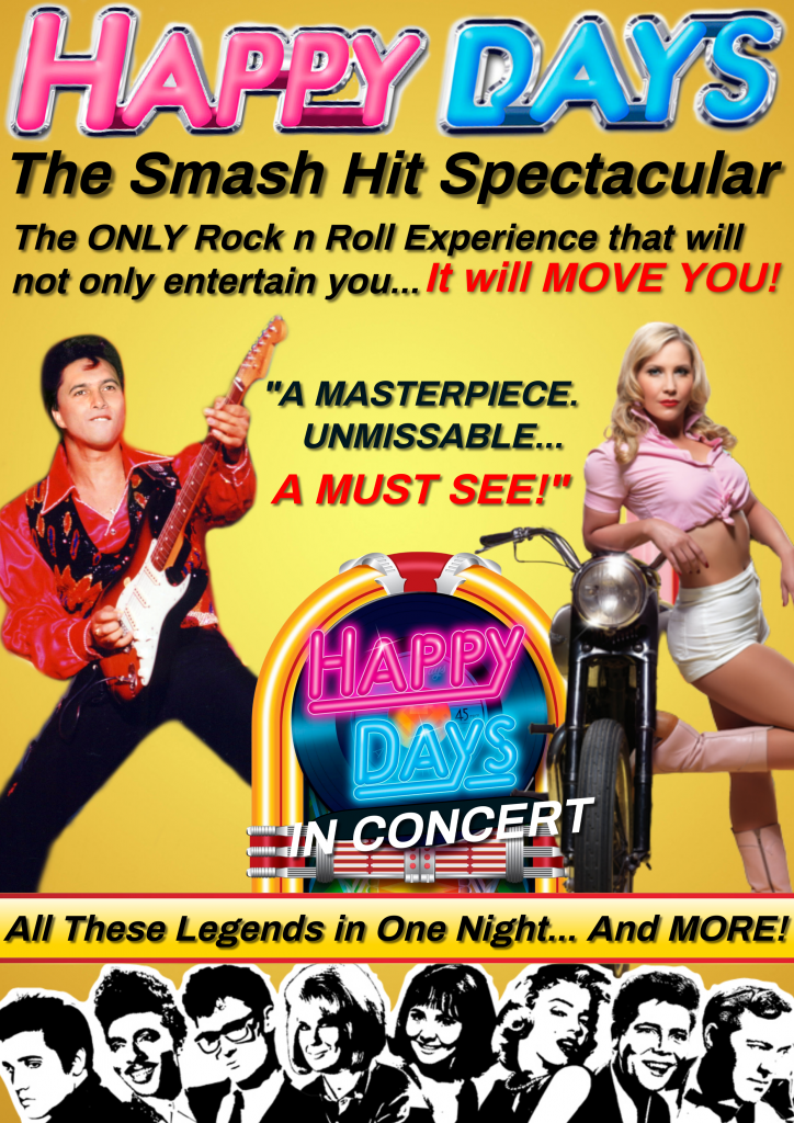 HAPPY DAYS IN CONCERT – Australia’s Greatest LIVE Rock ‘n’ Roll Show ...